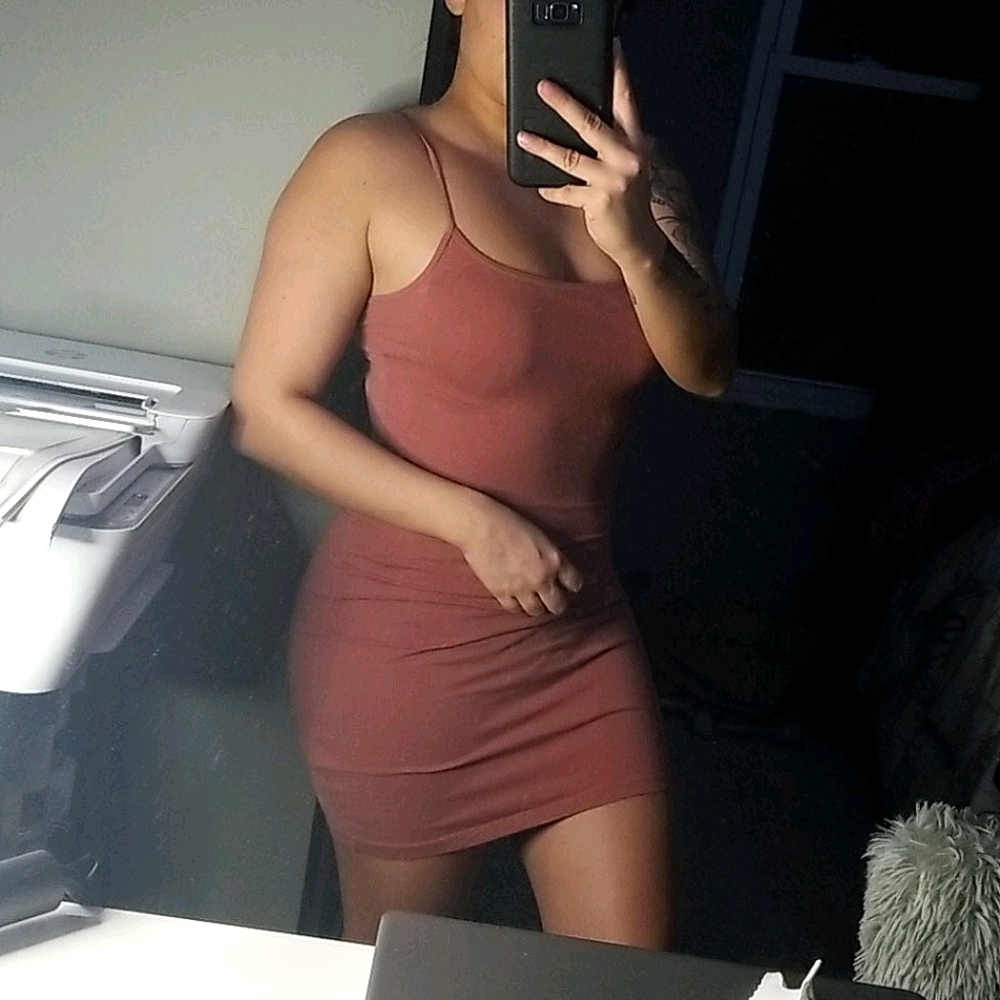 Cute light rose cami dress